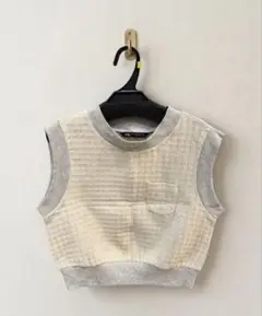 ZARA ノースリーブニットベスト ー
