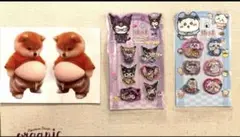 ちいかわちいかわ ウォーターシール 水シール 2枚　柴犬2匹　⑥訳あり