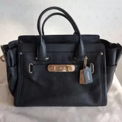 COACH コーチ レザー 2wayトートバッグ A4