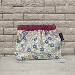 バネ口ポーチ　ハンドメイド