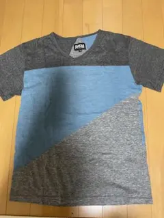 PPFM VネックTシャツ グレー/ブルーのサムネイル