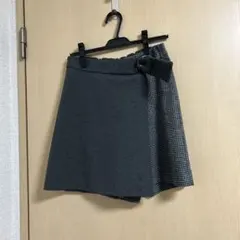 JILLSTUART巻スカート風　ショートパンツ　グレー チェック柄のサムネイル