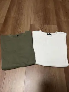 【Back number】【UNIQLO】2枚セット‼️ワッフルTシャツ/長袖