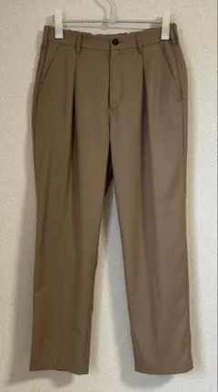 未使用　supernova　カーゴスラックス　チェック　ベージュ Perfect Suit FActory スラックス ウール×シアサッカー ギンガム