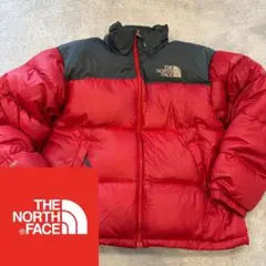 THE NORTH FACE ダウンジャケット 700 赤　M ヌプシ アウター