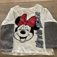ミニーマウス 長袖カットソー 110cm
