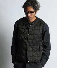 TAION×DUFFER 別注 ベーシック Vネック インナーダウンベスト