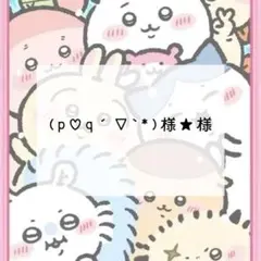 (p♡q´▽`*)様★様　専用