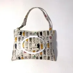 おしりふきポーチ　ウェットティシュポーチ　洗濯ねこちゃん