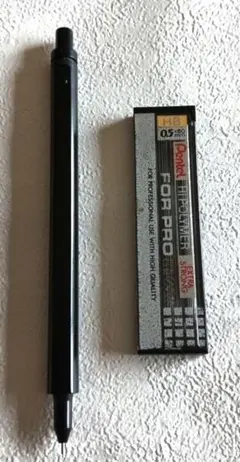 MITSU-BISHI 0.5mm シャープペンシル ブラック＋替芯(中古)のサムネイル