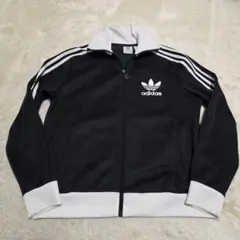 ベッケンバウアー　アディダス　トラックジャケット　ブラック　ホワイト