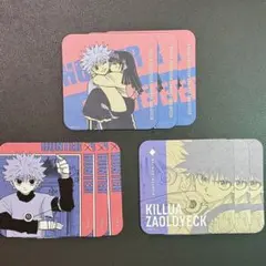 HUNTER×HUNTER アートコースター キルア=ゾルディック 3種 各3枚