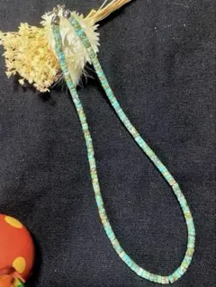 インディアンジュエリー　ターコイズネックレス　約40cm