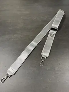 バッグ用 ショルダーストラップ シルバー メタリック