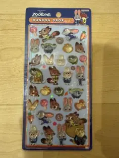 【正規品】ボンボンドロップシール　ディズニー第一弾　ズートピア　大サイズ　通常