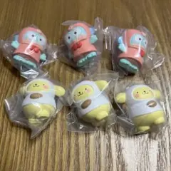 サンリオキャラクターズおともだちきぐるみフィギュアポムポムプリンハンギョドン