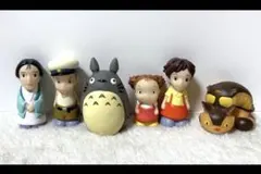 【となりのトトロ】　指人形　6点セット スタジオジブリ　となりのトトロ