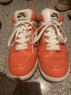 ナイキ SB エアフォース2 ロー シュプリーム オレンジ