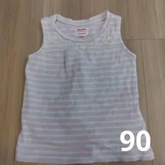 DENIM & DUNGAREE タンクトップ　女の子　ベビー　90 花柄のサムネイル