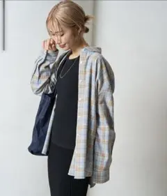 FREAK'S STORE ネルチェックビッグシャツ