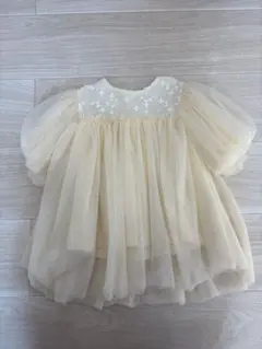 キッズドレス　ベビードレス　70 ワンピース　結婚式　リングガール