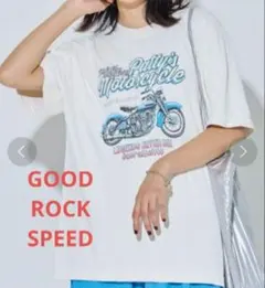 ★GOODROCKSPEED★バイクTシャツ★グラフィックロゴプリント美品❗️
