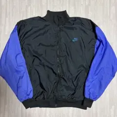 Nike ナイロンジャケットブラックパープル銀タグy2k 00s archive