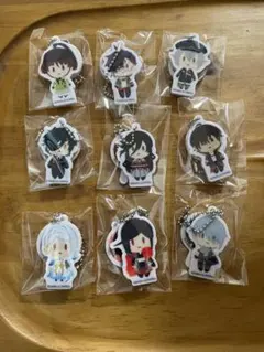 m*e様 刀剣乱舞　ぽちくじ　御伴散歩　D賞　御伴フェルトマスコットセット　コン