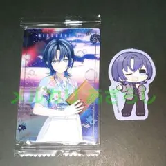 青 あおくゆ ホロライブ ウエハース メタリックプラカード シール ステッカー