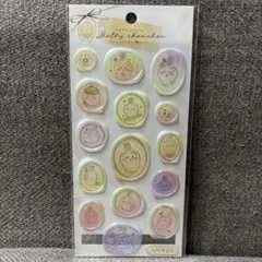 ちいかわ　うさぎ　メルティシュシュシール　シーリングスタンプ風シール　正規品