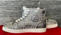 Louboutin スニーカー 36 (22.5-23cm) スタッズ シルバーのサムネイル