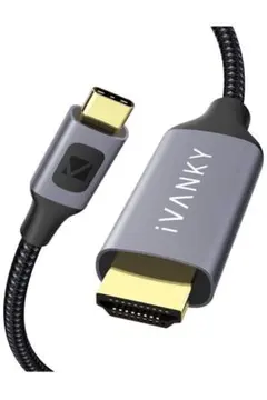 USB Type C HDMI 変換ケーブル【2m・4K/60Hz】thunde