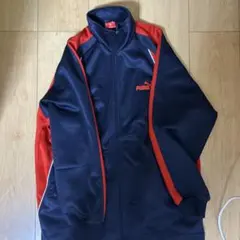 PUMA ネイビー/レッド ジャージ