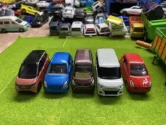 トミカ　まとめ売り　5台セット　乗用車　軽自動車　国産車　ミニカー