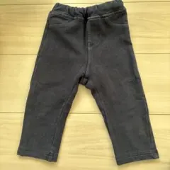 ダークグレー ゴムウエストパンツ