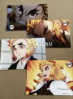 鬼滅の刃 煉獄杏寿郎、童磨、猗窩座 ローソンL判ブロマイドまとめ売り2