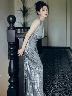 まとめ買いOK!キャバドレス✭ロング丈ワンピース★パーティーに最適✭セクシー