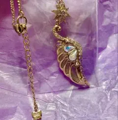 新品未使用品ANNA SUI羽モチーフネックレス