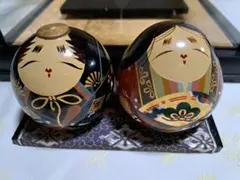 雛人形 　2体セット　山口県大内人形 ケース付き