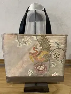 伝来錦　帯リメイク トートバッグ 伝来錦 帯リメイク トートバッグ - メルカリ