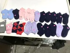 毛混、綿混　レディースソックス　色々まとめて23足　新品　★た6197