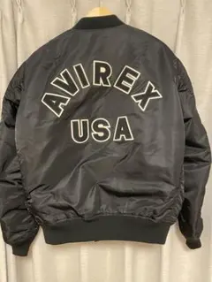AVIREX MA-1ジャケット ブラック　アヴィレックス
