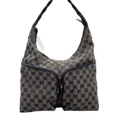 GUCCI グッチ GG柄 ハンドバッグ ベージュ キャンバス ワンショルダー