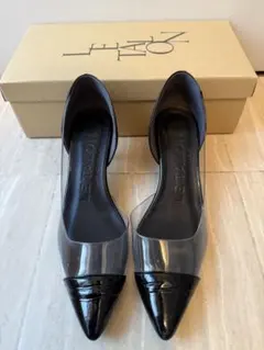 LE TALON ポインテッドトゥ ハイヒール 23cm ブラック