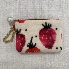 FEILER いちご柄ポーチ キーケース