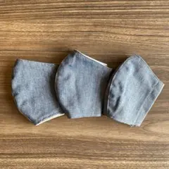 キッズマスク 3枚セット ハンドメイド 幼児〜低学年サイズ 布マスク 衛生 給食