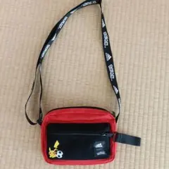 adidas ピカチュウ ショルダーバッグ 赤黒
