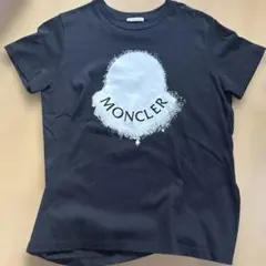 MONCLER Tシャツ ブラック ロゴプリント Lサイズのサムネイル