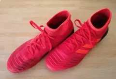 アディダス プレデター19.2 レッド 26.0cm サッカー トレシュー