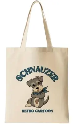 【新品未開封品】 シュナウザー レトロカートゥーン トートバッグ